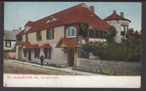 Florida St. Augustine - St. Francis Street the oldest house in U.S. - Raphael WB