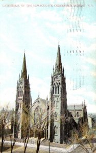 New York Albany Cathedral Of The Immaculate Conception 1909