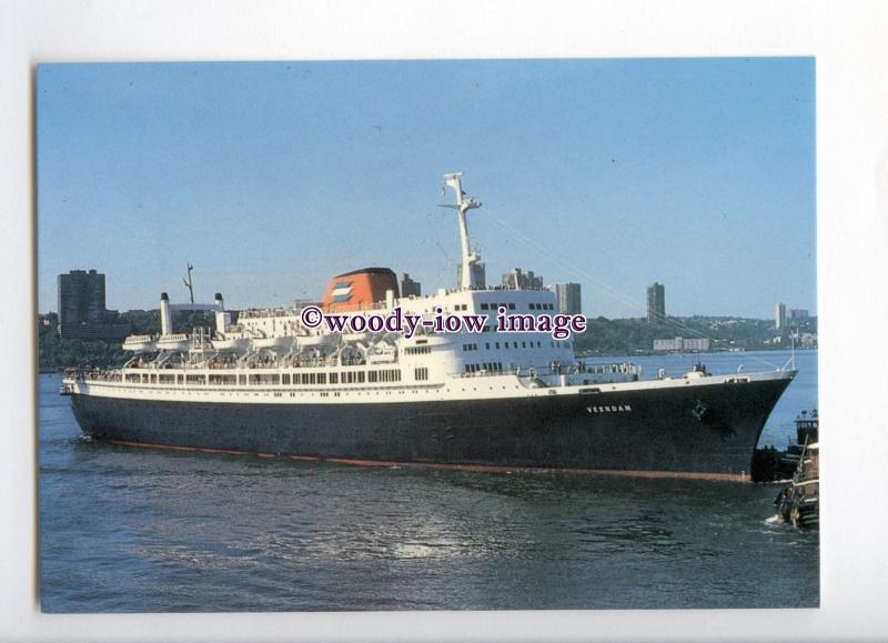 LN1544 - Holland America Liner - Veendam  built 1996 - postcard