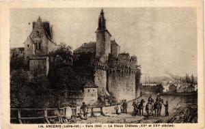 CPA ANCENIS - Vers 1840 - Le Vieux Chateau (XV et XVIs.) (222570)