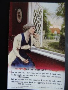 BAD AS YOU ARE - Bamforth Song Cards set of 3 No.5026