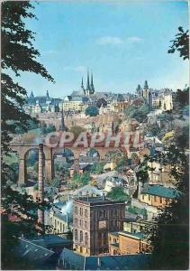  Modern Postcard Luxembourg seen picturesque of the high City