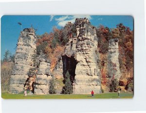Postcard Natural Chimneys, Mt. Solon, Virginia