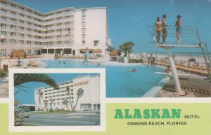 America Postcard - Alaskan Motel, Ormond Beach, Florida    RS24475