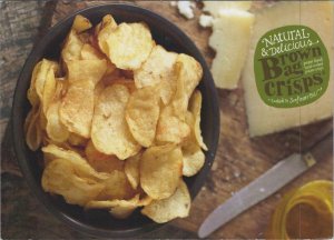 Food & Drink Postcard - Advertising, Brown Bag Crisps Ref.RR16472