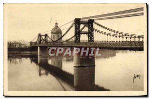 Old Postcard Toulouse Haute Garonne Pont St Pierre and Dome of the Church