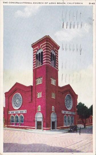 California Long Beach The Congregational Church Of Long Beach 1951