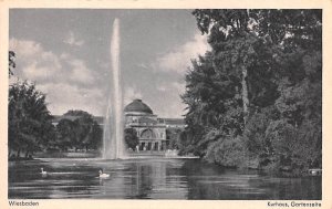 Kurhaus, Gartenseite Wiesbaden Germany Unused 