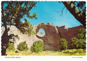 Window Rock, Navajo Indian Reservation, Arizona, Chrome Postcard