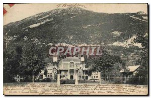 Old Postcard Challes les Eaux Savoie casino and Mont Saint Michel