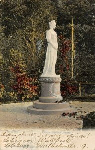 Salzburg Austria 1908 Postcard Kaisern Elisabeth Denkmal Statue Posted to USA