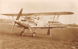 Liverpool England Airplane Real Photo Vintage Postcard AA8250