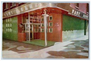 Reno Nevada NV Postcard The Douglas Alley Entrance To Bank Club Scene c1960's