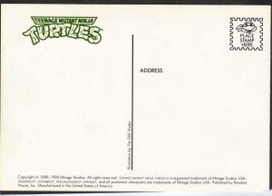 TMNT Teenage Mutant Ninja Turtles Bebop Rocksteady Janitors Cleaning Postcard