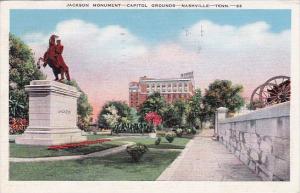 Jackson Monument Capitol Grounds Nashville Tennessee 1941
