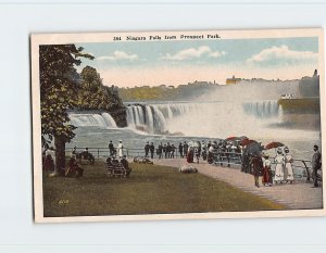 Postcard Niagara Falls from Prospect Park, Niagara Falls