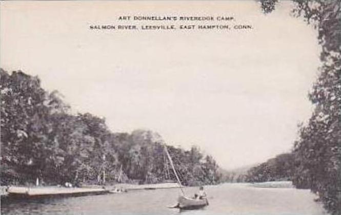 Connecticut East Hampton Art Donnellans Riveredge Camp Salmon River Leesville...