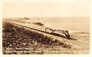 Southern Pacifics Daylight Real Photo Between Los Angeles & San Francisco Rea...