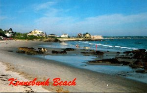 Maine Kennebunkport View Along The Beach