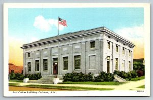 Post Office  Cullman  Alabama   Postcard