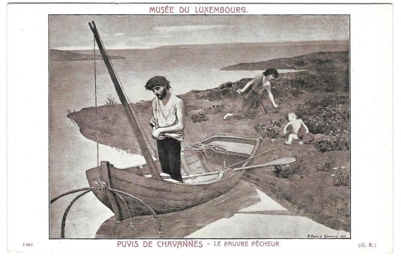 Poor Fisherman Pauvre Pecheur Puvis de Chavannes Luxembourg 