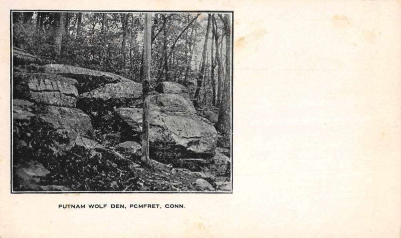 Pomfret Connecticut Putnam Wolf Den Scenic View Antique Postcard K73315