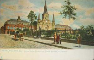 TUCK NEW ORLEANS LA Street Scene c1910 Postcard