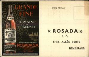 Belgian - Grande Fine Wine Domaine de Beaugnee - Rosada - Postcard - Alcohol