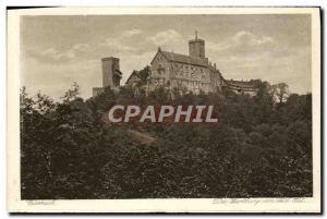 Old Postcard Eisenach Die von Wartburg South Ost