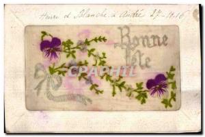 Old Postcard Fancy Bonne fete