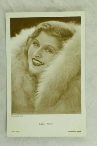 1930's RPPC Lee Parry Movie Star Ross Verlag Dutch Real Photo Postcard P107