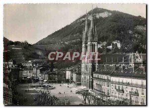 Modern Postcard Voiron Chartreuse Saint Bruno Church and Hill Voulse