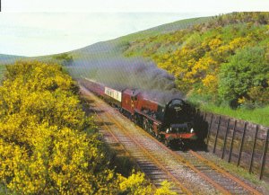 Railway Postcard - Train - LMS Pacific No 46229 Duchess of Hamilton - Ref 17451A