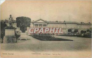 Old Postcard Compiegne Chateau Park view