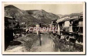 Sospel - the Old Bridge - The Bevera - Old Postcard