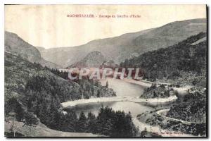 Postcard Old Dam Rochetaillee the Pit of Hell