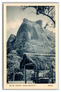 Gavea Mountain Rio De Janeiro Brazil UNP WB Postcard V20