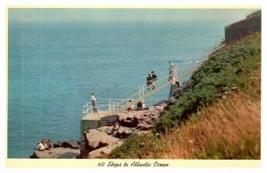 Postcard PEOPLE SCENE Newport Rhode Island RI AQ1344