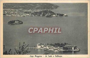 Old Postcard Lago Maggiore-Le Isole e Pallanea