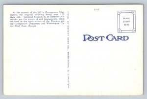 Georgetown University  Washington DC    Postcard