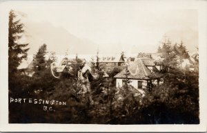 Port Essington BC British Columbia Real Photo Postcard E67