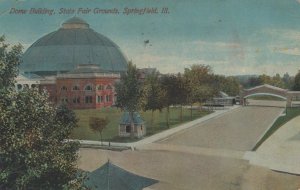 Dome Building St Fair Grounds Springfield IL Posted DividedBack Vintage Postcard