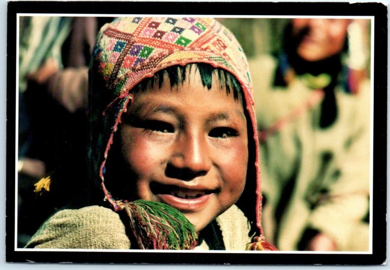 Postcard - Native children of the Andes - Peru 