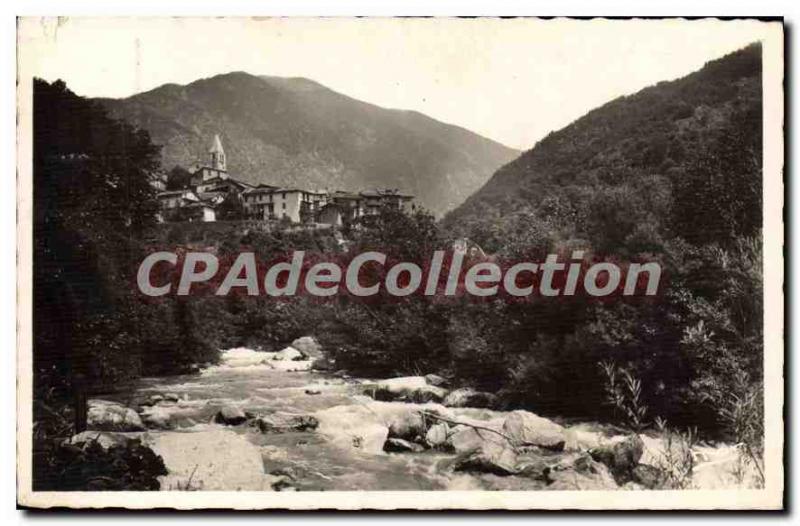 Old Postcard Switzerland Nicoise St Martin Vesubie General view