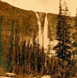 RPPC Twin Falls Yoho Valley British Columbia Canada Unused UNP Postcard UDB