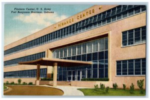 c1940's Finance Center US Army Fort Benjamin Harrison Indiana IN Postcard
