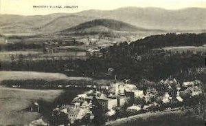 Bradford Village - Vermont VT Postcard