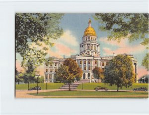 Postcard State Capitol, Denver, Colorado