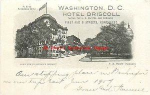 Washington DC, District Of Columbia, Driscoll Hotel, Exterior View, UDB