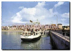 Modern Postcard Quiberon Belle Isle ship
